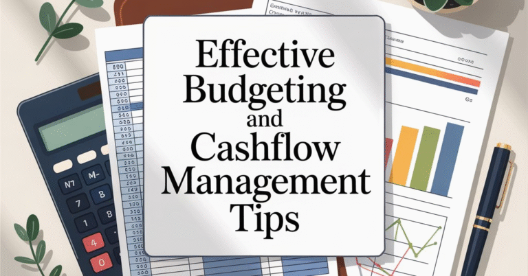 effective budgeting and cashflow management tips