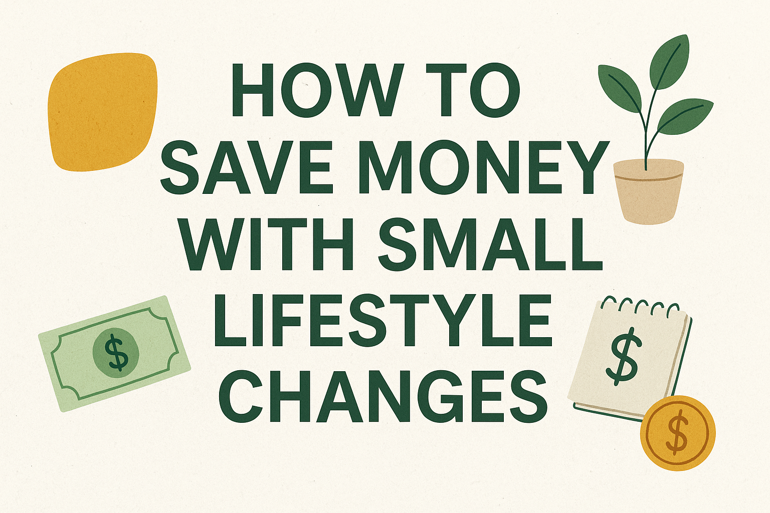 how to save money with small lifestyle changes