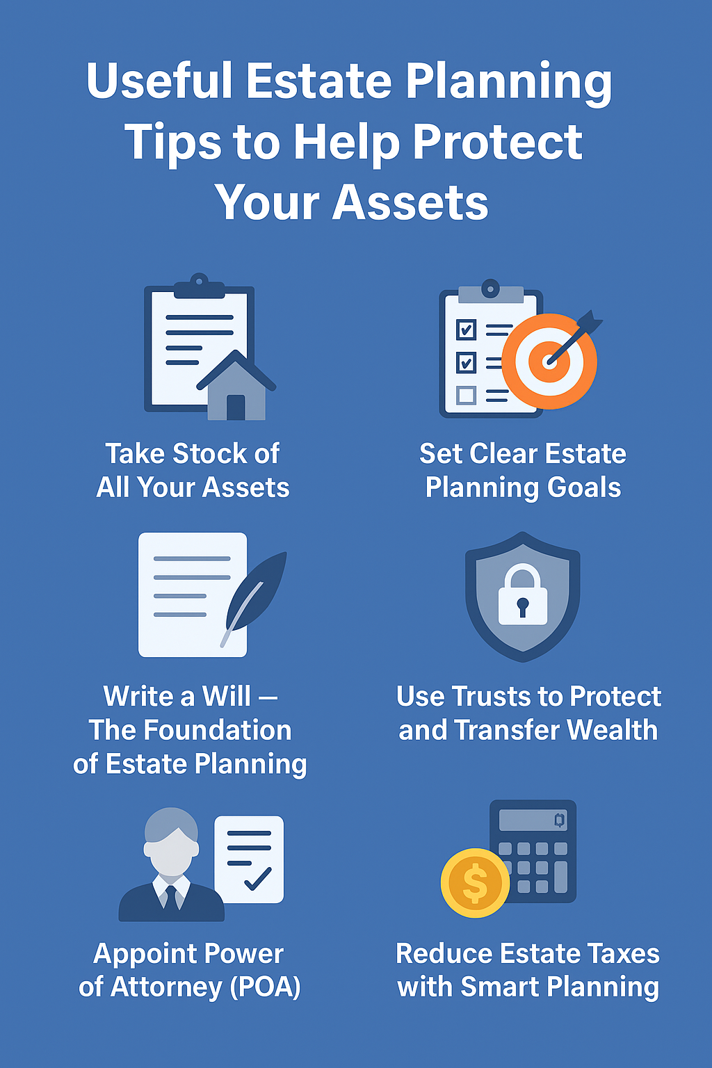 useful estate planning tips to help protect your assets