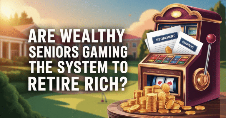 are wealthy seniors gaming the system to retire rich