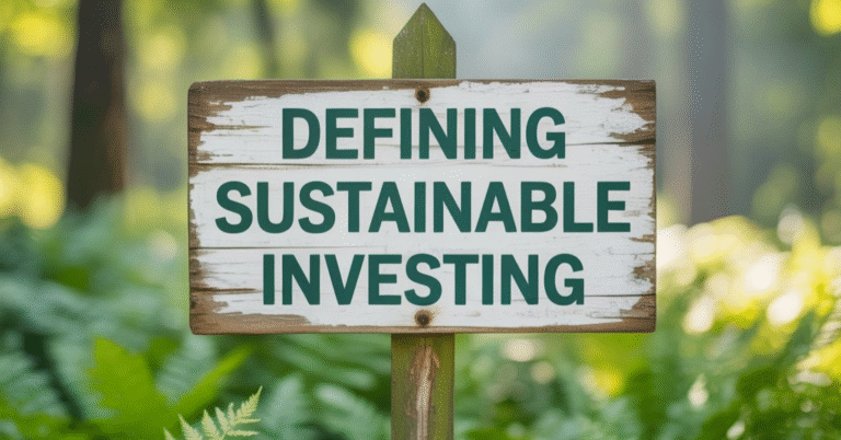 defining sustainable investing