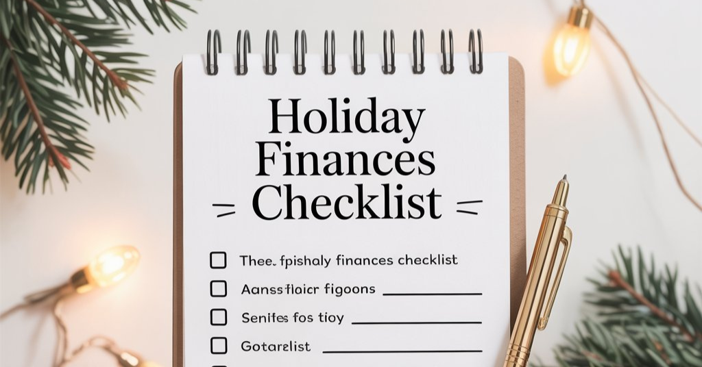 holiday finances checklist