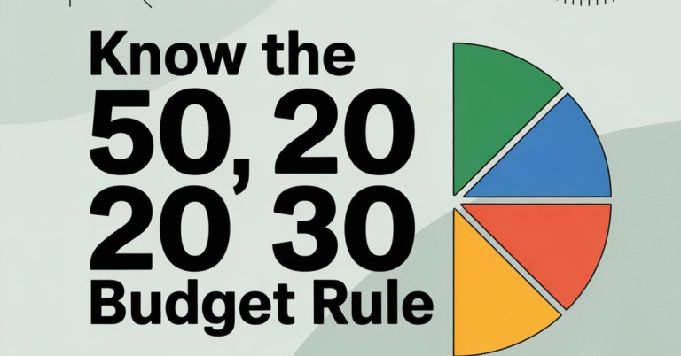 know the 50 20 30 budget rule