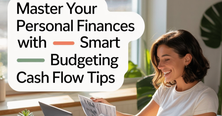 master your personal finances with smart budgeting cash flow tips