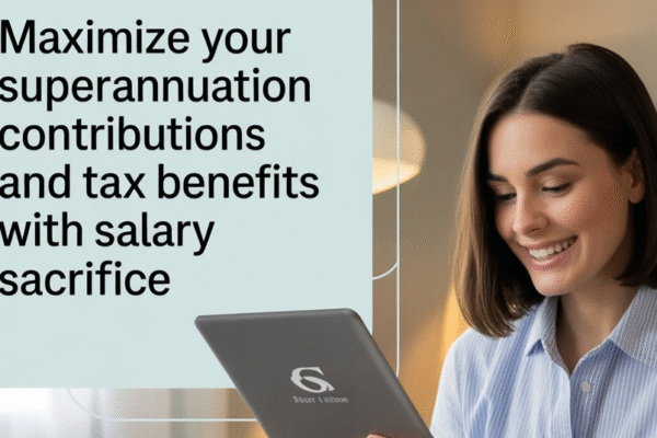 maximise your superannuation contributions and tax benefits with salary sacrifice