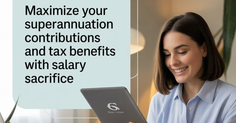 maximise your superannuation contributions and tax benefits with salary sacrifice