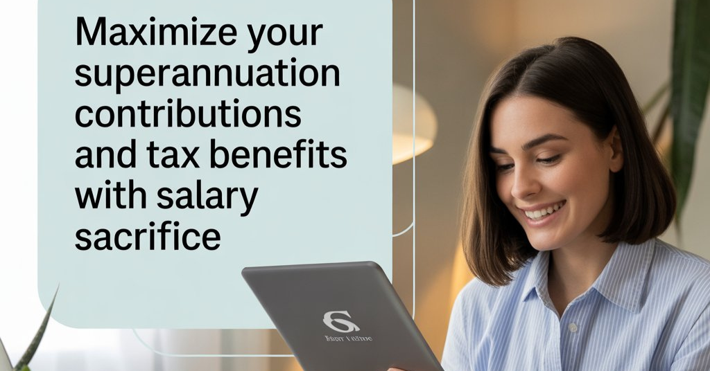 maximise your superannuation contributions and tax benefits with salary sacrifice