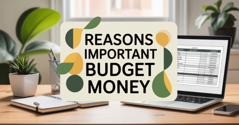 reasons important budget money