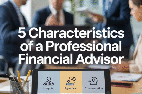 5 characteristics of a professional financial advisor