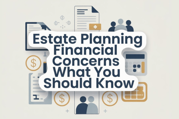 estate planning financial concerns what you should know