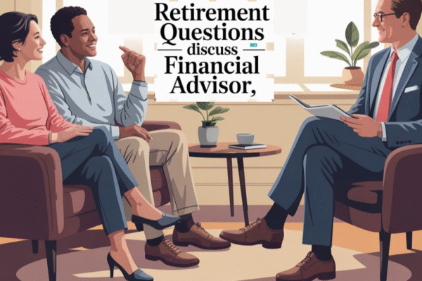 retirement questions discuss financial advisor