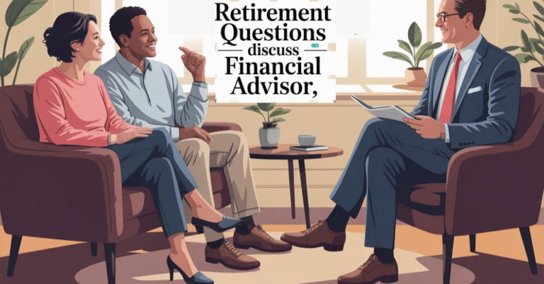 retirement questions discuss financial advisor