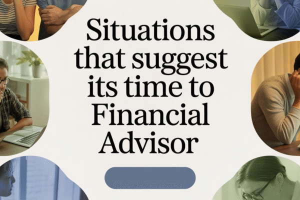 situations that suggest its time to hire a financial advisor