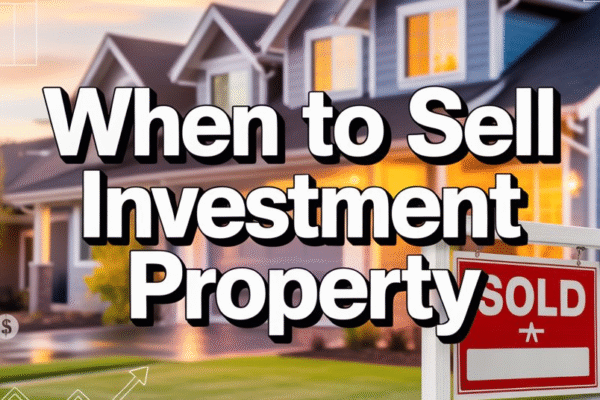 When to Sell Investment Property in Australia when to sell investment property