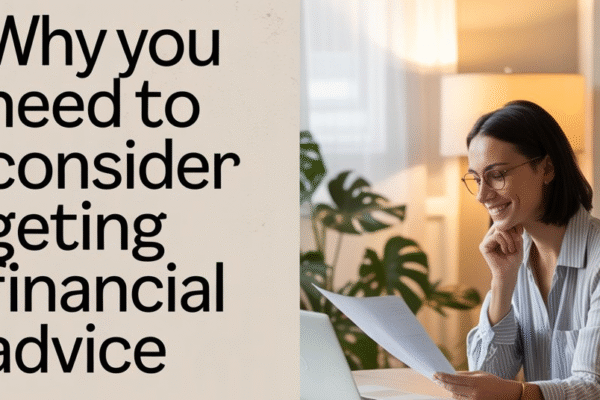 why you need to consider getting financial advice