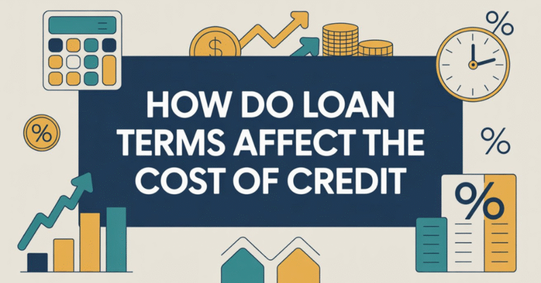 how do loan terms affect the cost of credit