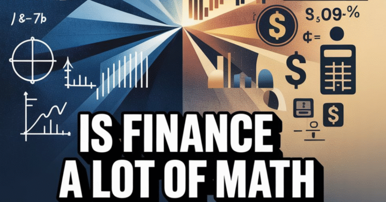 is finance a lot of math