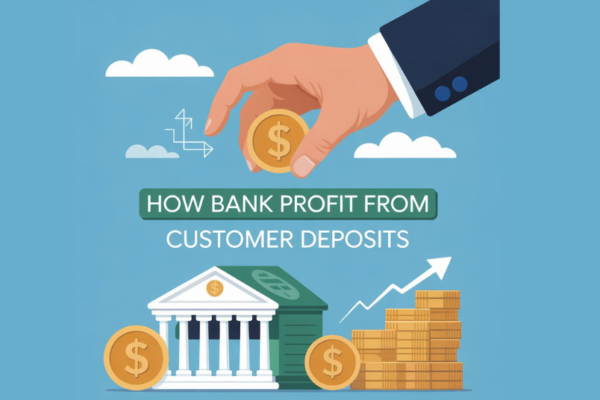 how bank profit from customer deposits