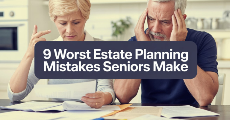 9 Worst Estate Planning Mistakes Seniors Make