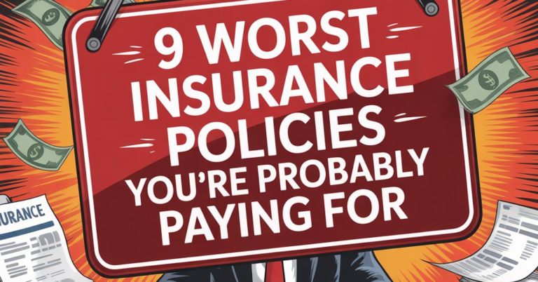 9 Worst Insurance Policies You're Probably Paying For