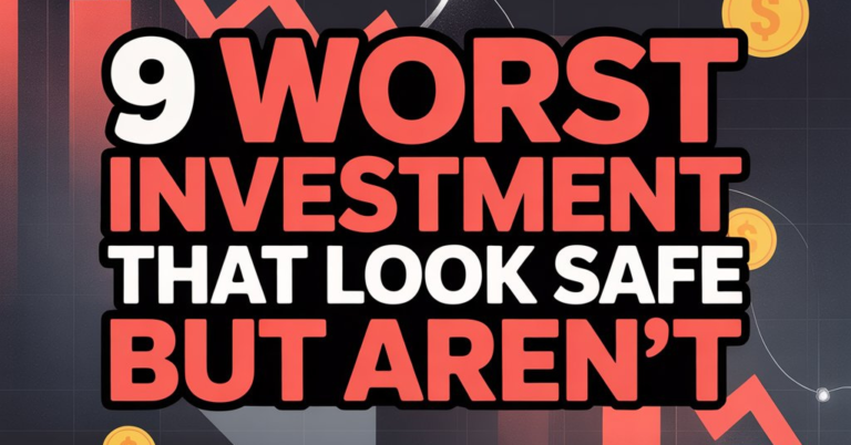 9 Worst Investment That Look Safe But Aren't