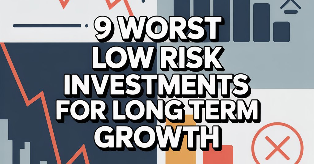 9 Worst Low Risk Investments for Long Term Growth