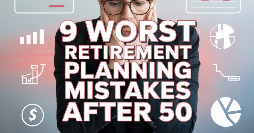9 Worst Retirement Planning Mistakes After 50