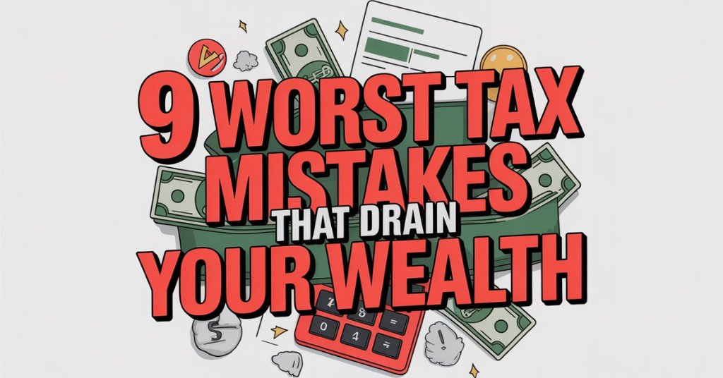 9 Worst Tax Mistakes That Drain Your Wealth