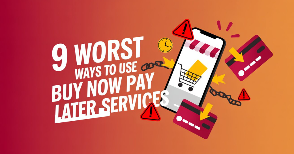 9 Worst Ways To Use Buy Now Pay Later Services