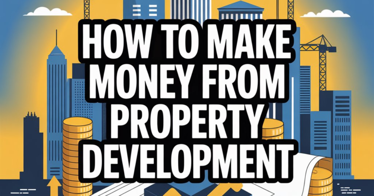 How to Make Money From Property Development