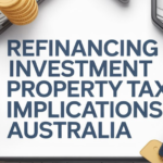 Refinancing Investment Property Tax Implications Australia