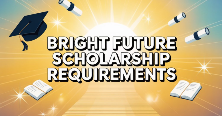Bright Future Scholarship Requirements