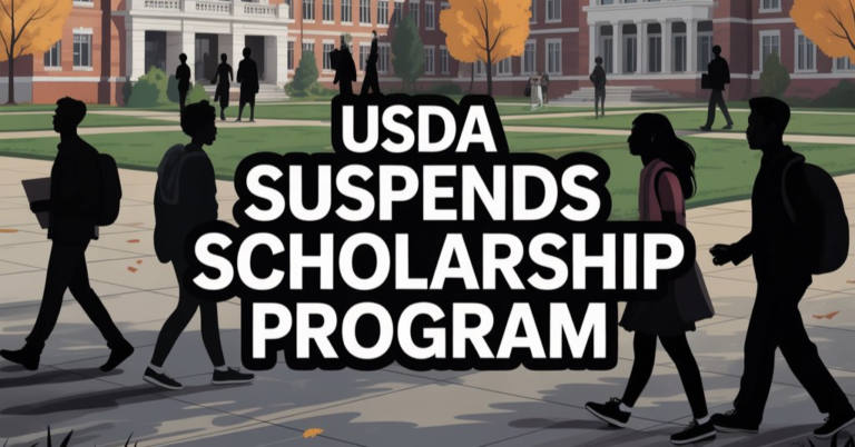 USDA Suspends HBCU Scholarship Program