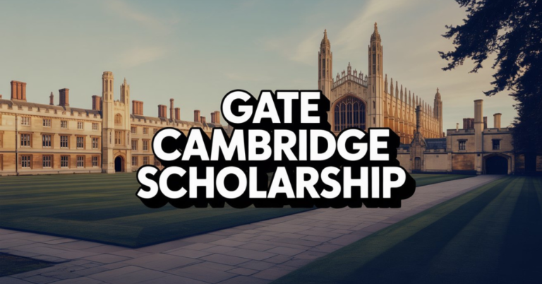 Gate Cambridge Scholarship
